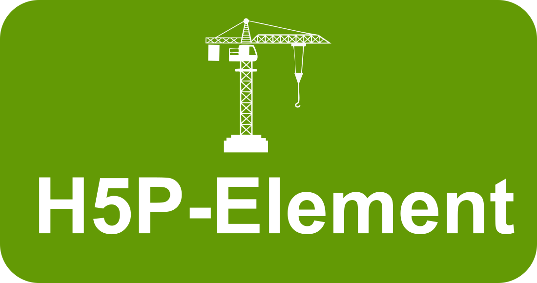 Button für H5P-Elemente des Projektes Baukran.