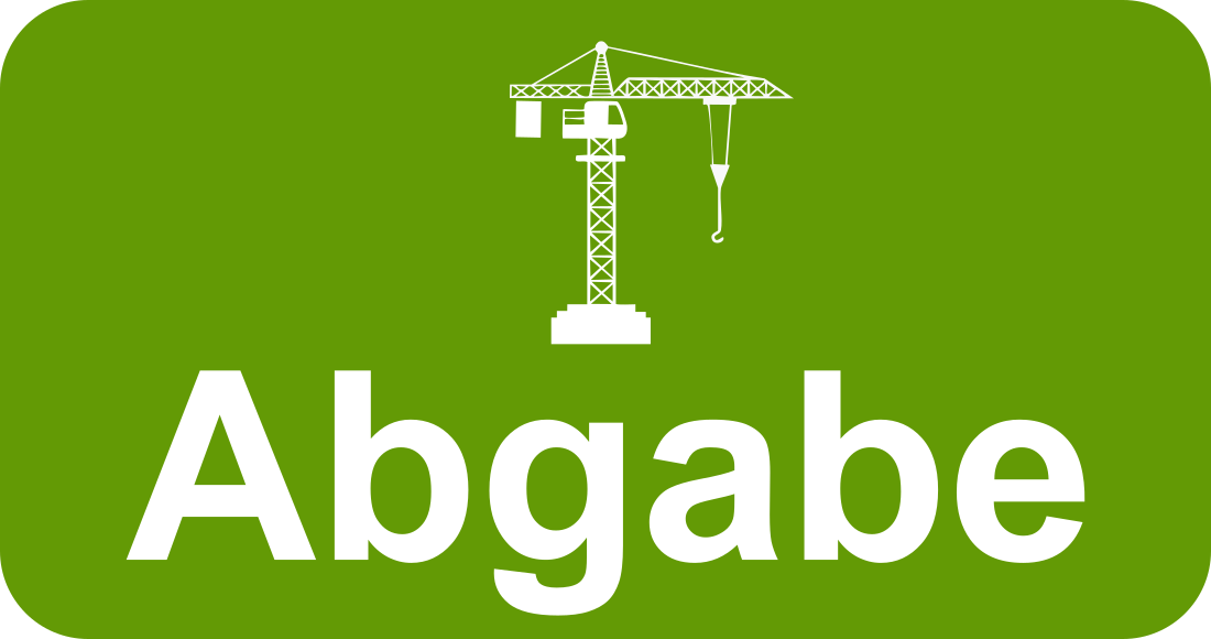 Abgabebutton für diese Aufgabe